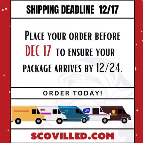 Last Chance for Holiday Heat: Order by December 17th for Christmas Delivery!