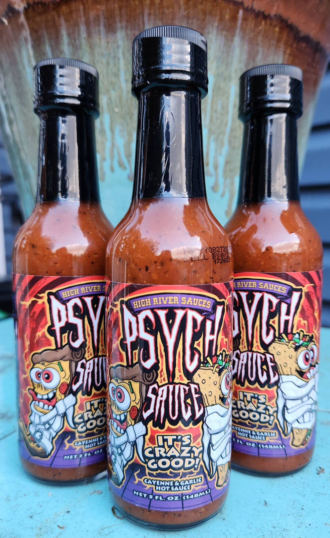 High River Psych Sauce - Cayenne & Garlic Hot Sauce