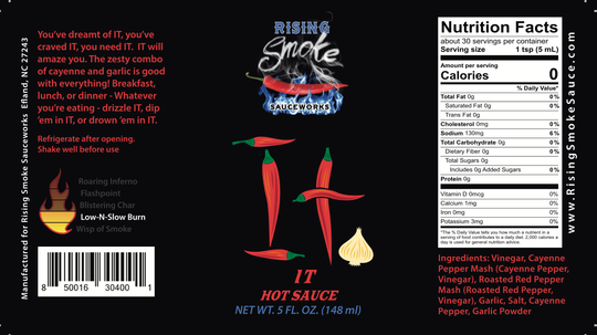 Rising Smoke It Hot Sauce