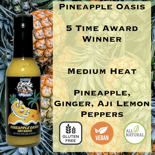Rising Smoke Pineapple Oasis Hot Sauce