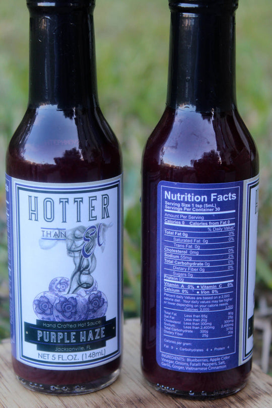 Hotter than El Purple Haze Hot Sauce