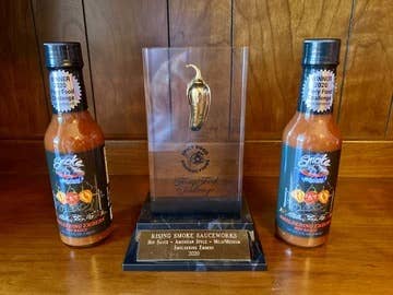Rising Smoke Smoldering Embers Hot Sauce
