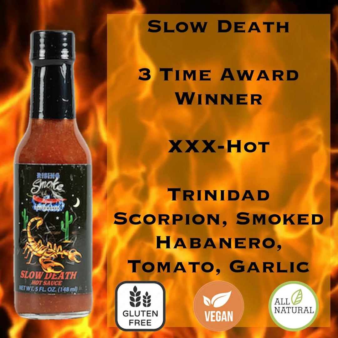 Rising Smoke Slow Death Hot Sauce