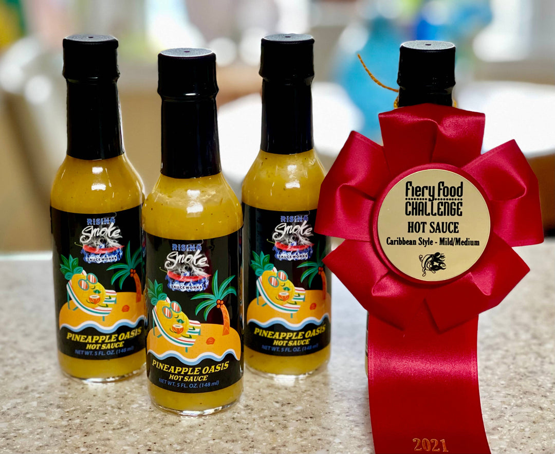 Rising Smoke Pineapple Oasis Hot Sauce