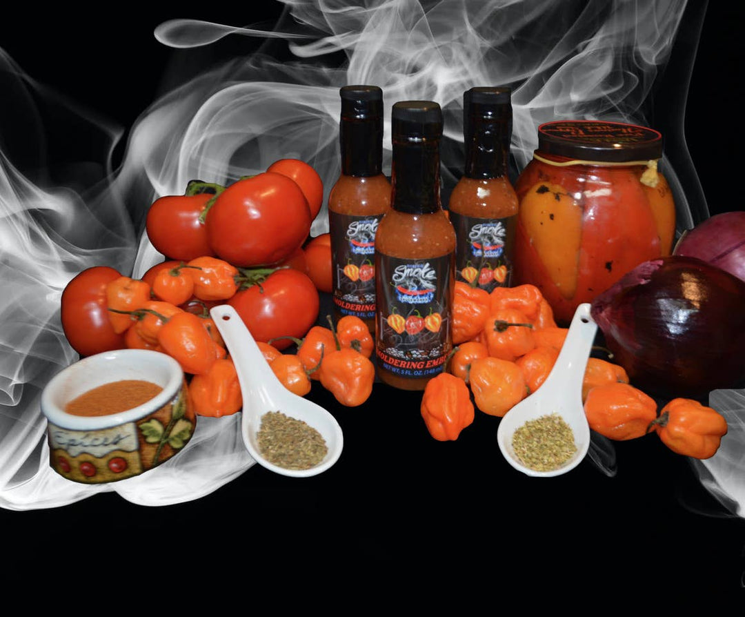 Rising Smoke Smoldering Embers Hot Sauce