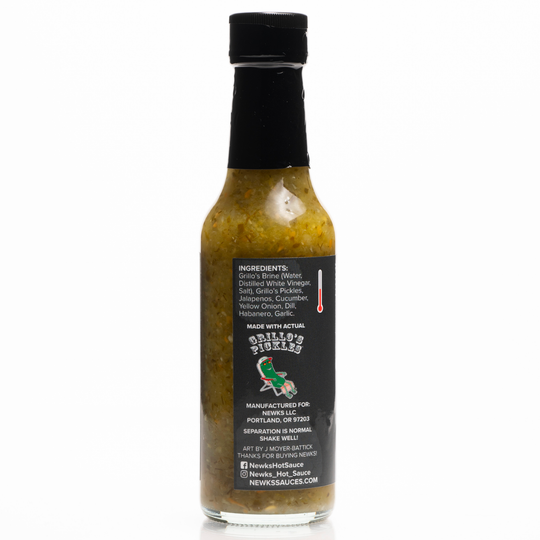 Newks x Grillos Dill Pickle Hot Sauce
