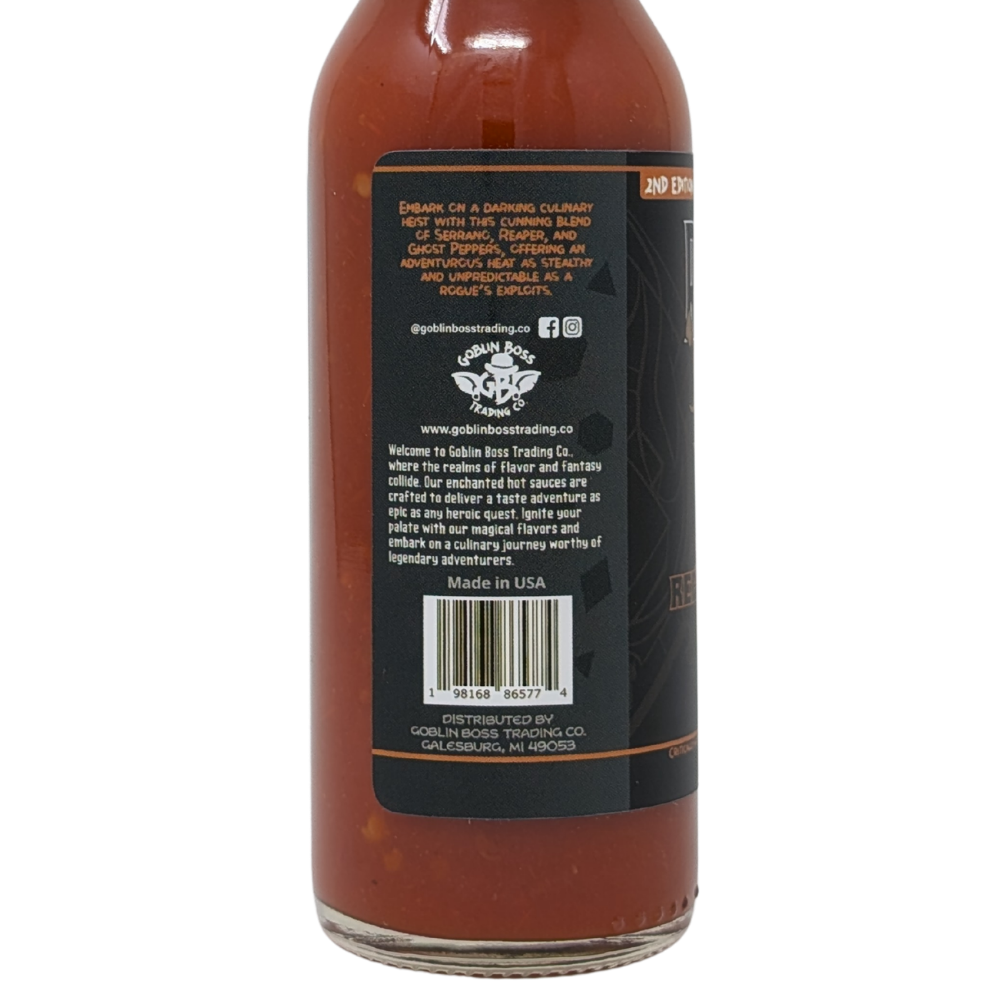Goblin Boss Rogue's Reckless Gambit Hot Sauce