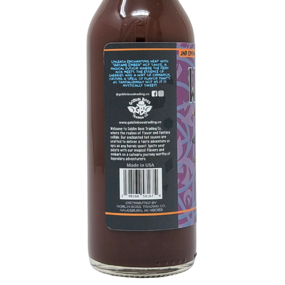 Goblin Boss Wizard's Enchanted Cherry Blaze Hot Sauce