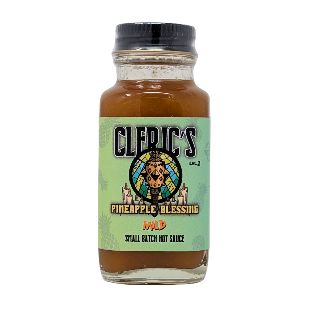 Goblin Boss Cleric's Pineapple Blessing Hot Sauce
