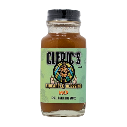 Goblin Boss Cleric's Pineapple Blessing Hot Sauce