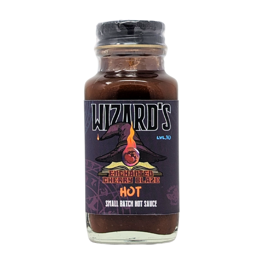 Goblin Boss Wizard's Enchanted Cherry Blaze Hot Sauce