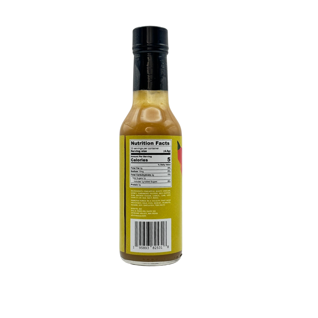 Elixir Sauce Co Rum Honey Habanero Hot Sauce
