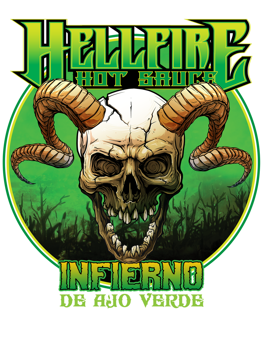 Hellfire Infierno De Ajo Verde - The Ultimate Taco Sauce