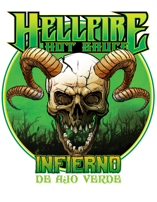 Hellfire Infierno De Ajo Verde - The Ultimate Taco Sauce