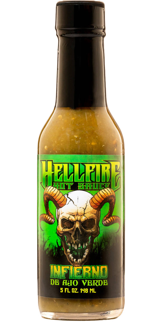 Hellfire Infierno De Ajo Verde - The Ultimate Taco Sauce