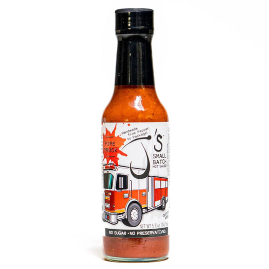 J's Small Batch Fire Truck Hot Sauce
