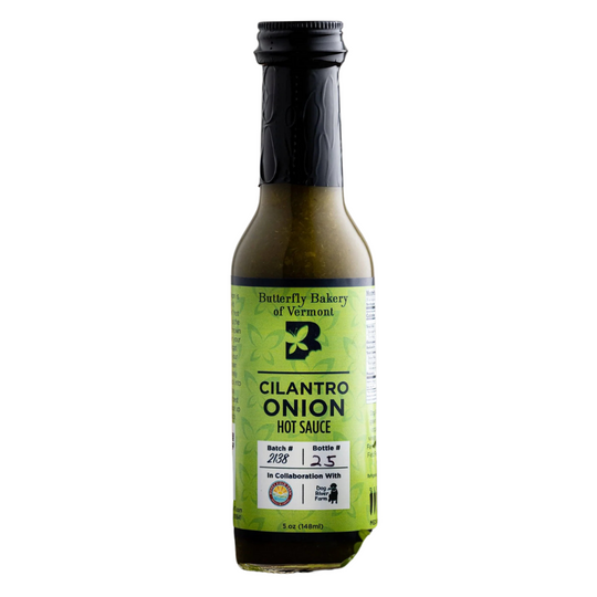 Butterfly Bakery Cilantro Onion Hot Sauce