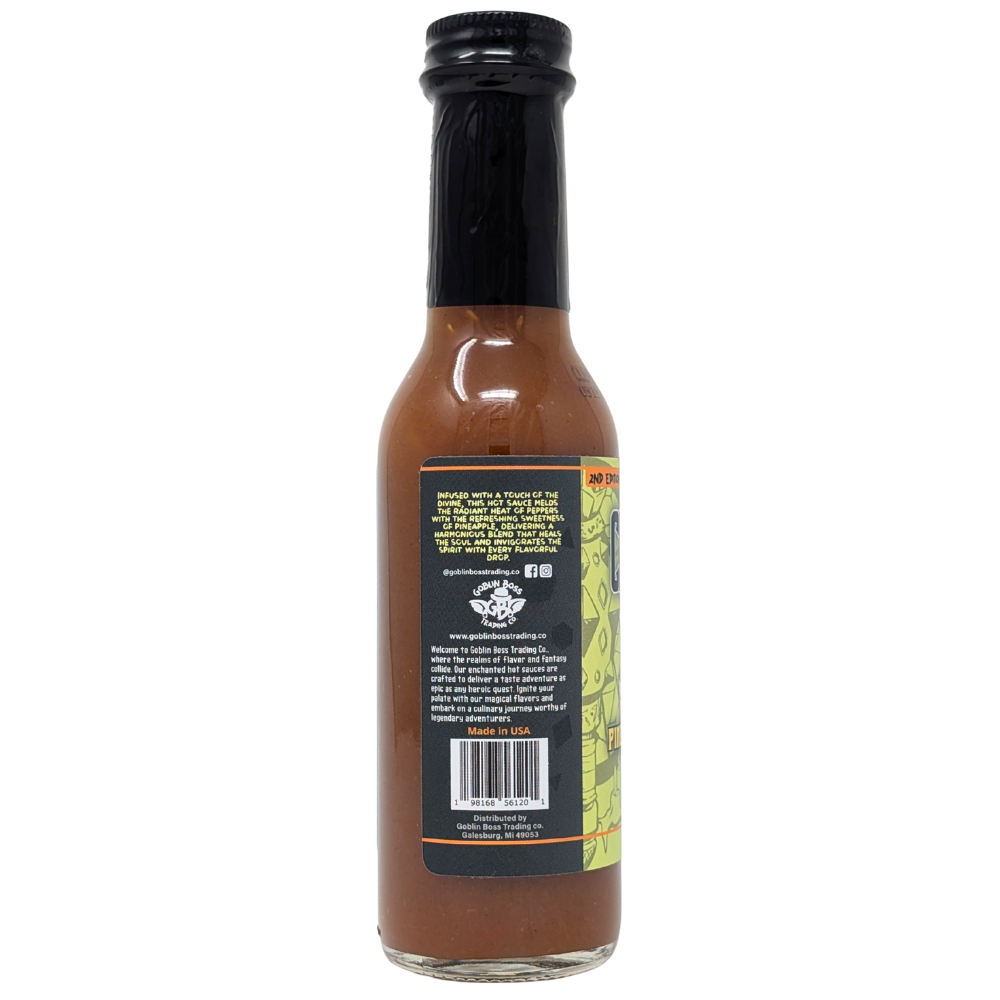 Goblin Boss Cleric's Pineapple Blessing Hot Sauce
