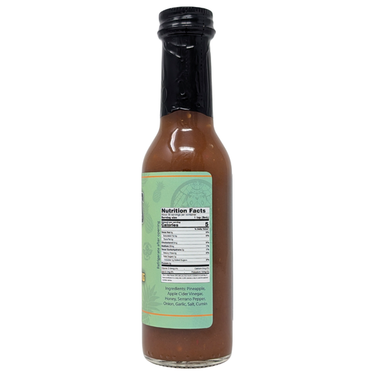 Goblin Boss Cleric's Pineapple Blessing Hot Sauce