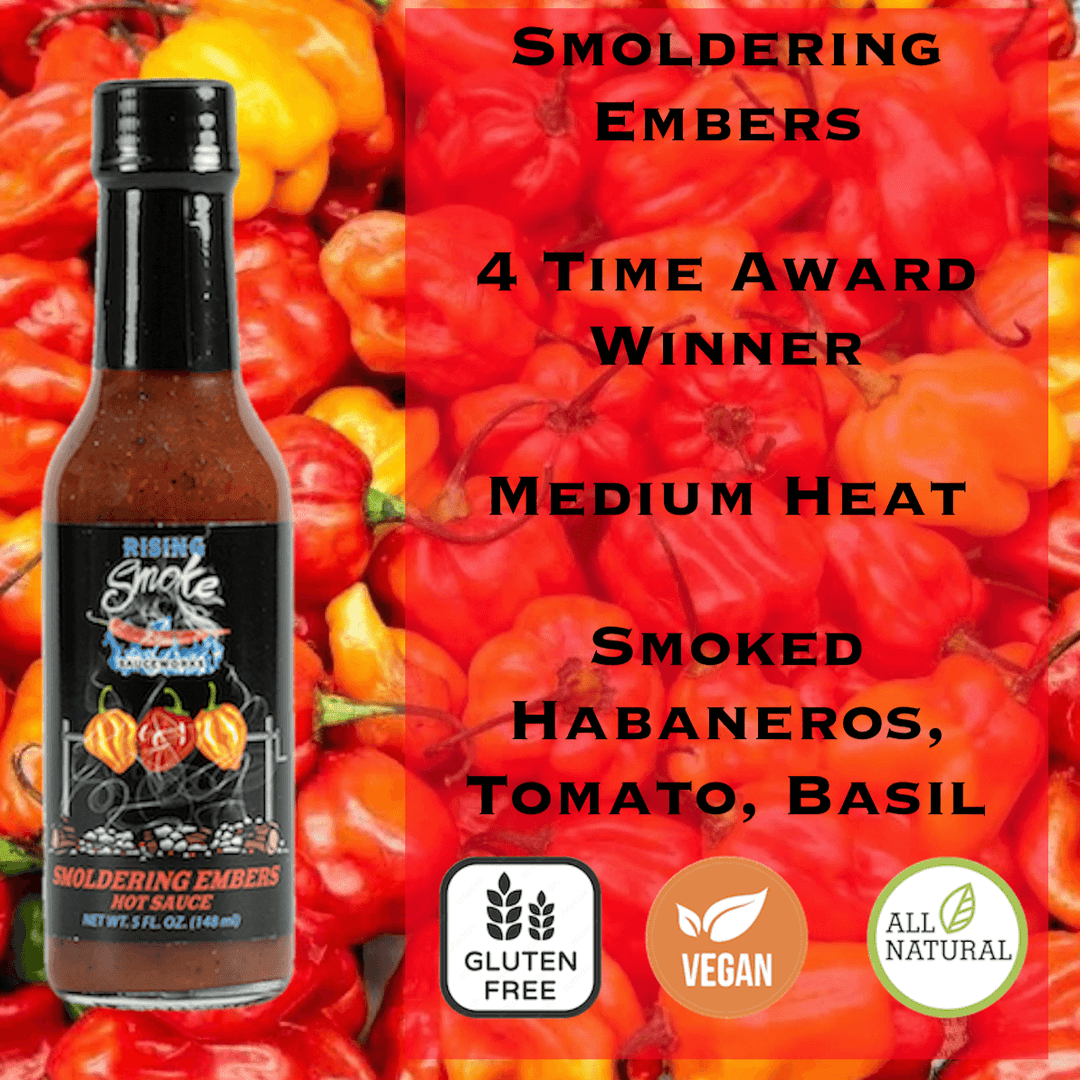 Rising Smoke Smoldering Embers Hot Sauce