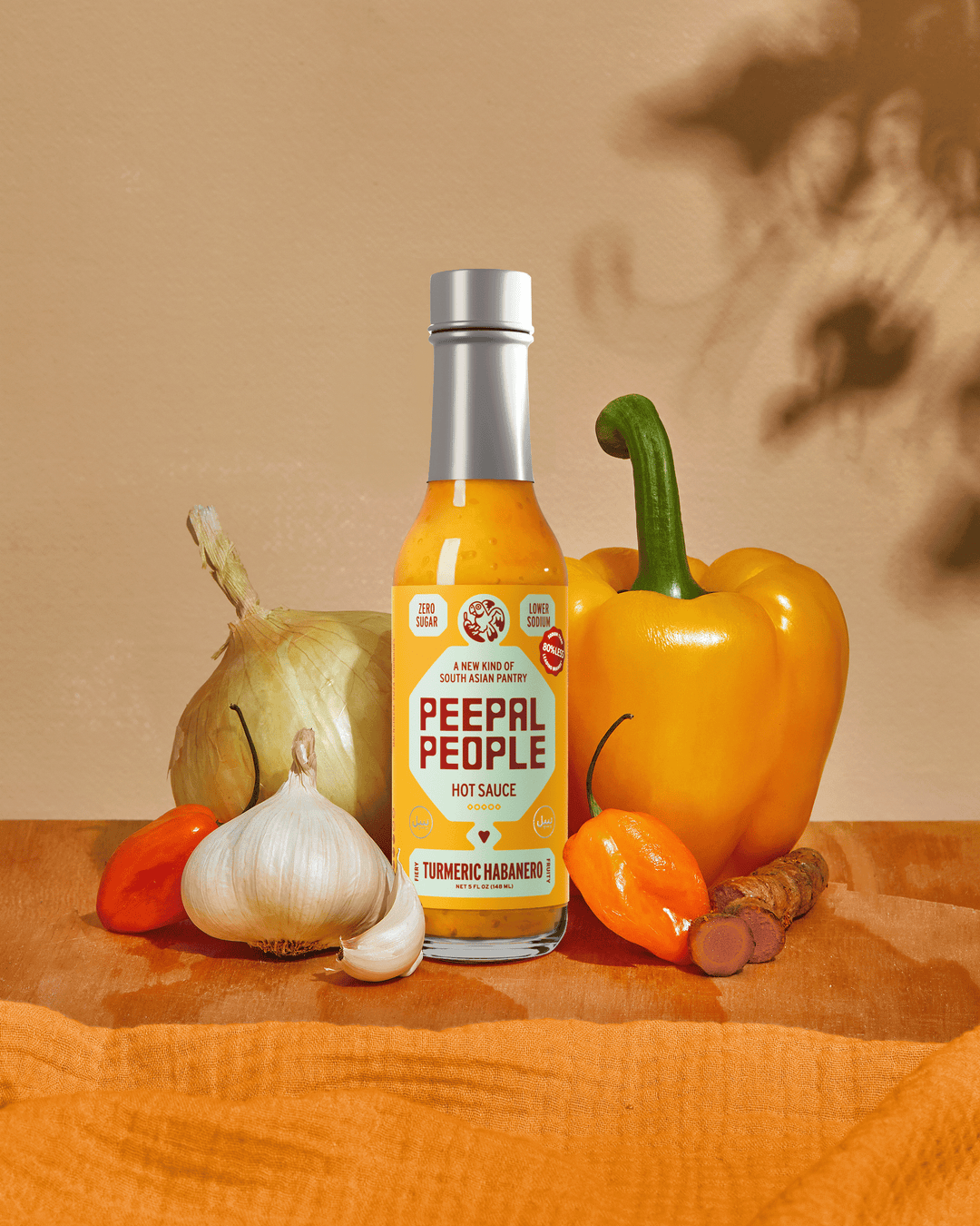 Peepal People Turmeric Habanero Hot Sauce