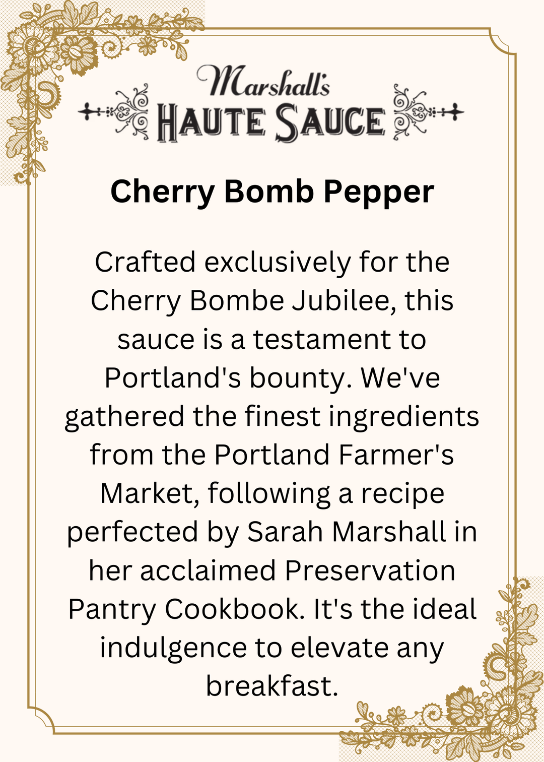 Cherry Bomb Pepper Hot Sauce