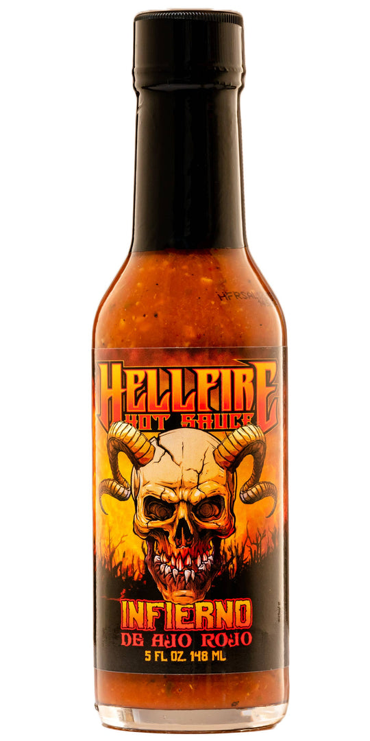 Hellfire Infierno De Ajo Rojo Hellfire Hot Sauce