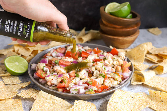 Cantina Royal Chechare - Green Chiles in Aged House Vinegar Hot Sauce