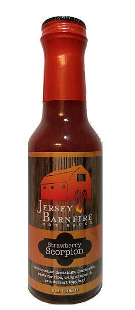 Strawberry Scorpion Hot Sauce, 5oz