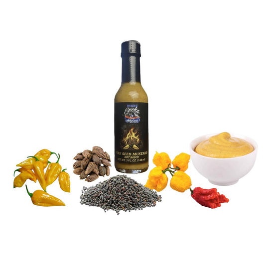 Rising Smoke Fire Seed Mustard Hot Sauce