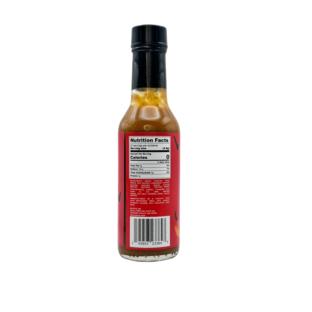 Elixir Sauce Co Smoky Habanero Hot Sauce