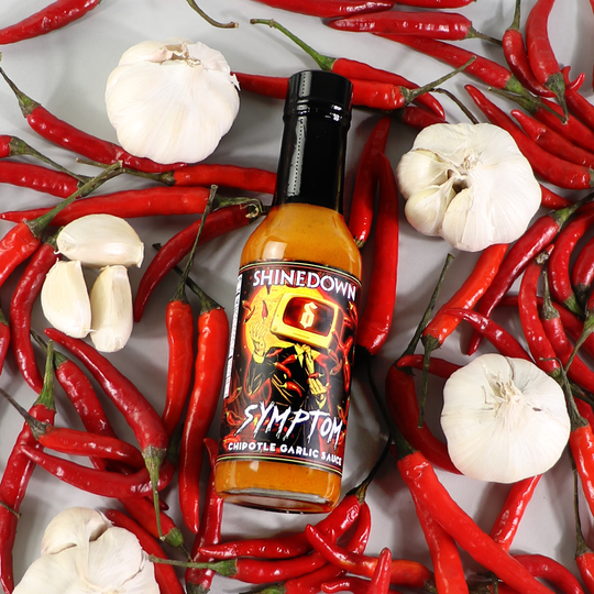 Torchbearer Shinedown's Symptom Chipotle Garlic Hot Sauce