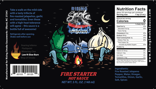 Rising Smoke Fire Starter Hot Sauce
