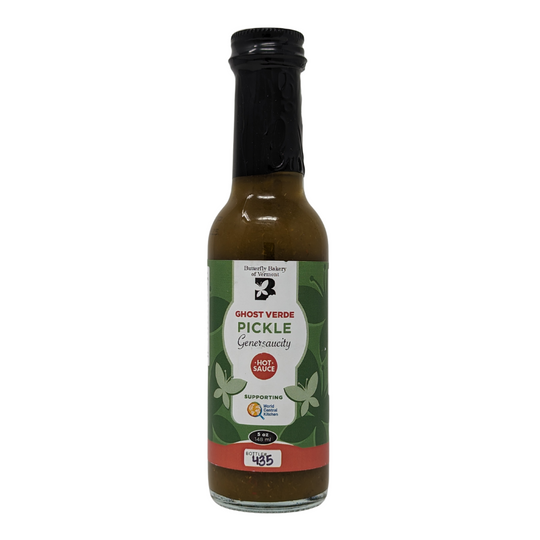 Butterfly Bakery Ghost Verde Pickle Genersaucity Hot Sauce