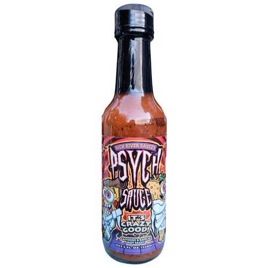 High River Psych Sauce - Cayenne & Garlic Hot Sauce