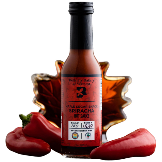 Butterfly Bakery Maple Sugar Shack Sriracha Hot Sauce