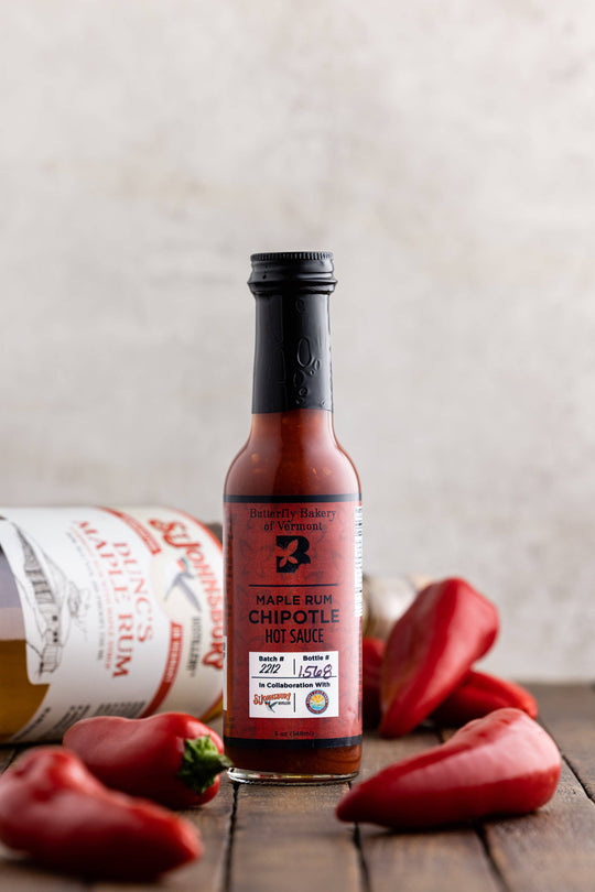 Butterfly Bakery Maple Rum Chipotle Hot Sauce