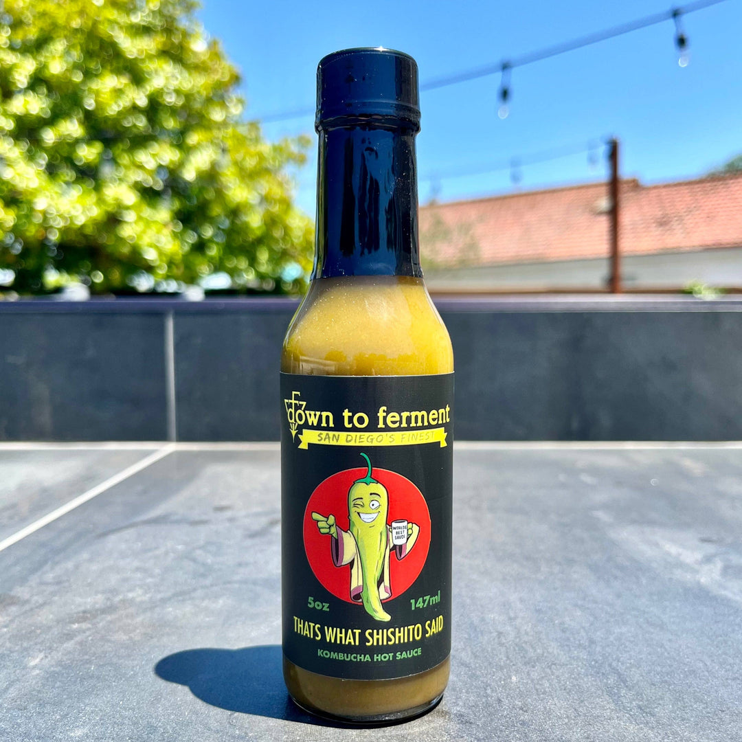 Down to Ferment That’s What Shishito Said Hot Sauce