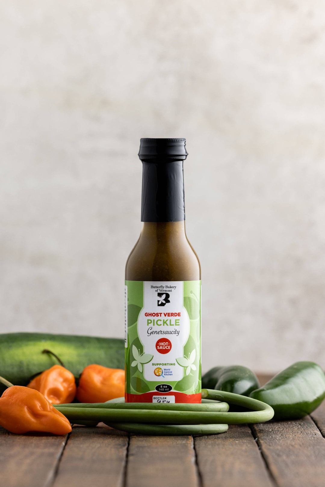 Butterfly Bakery Ghost Verde Pickle Genersaucity Hot Sauce